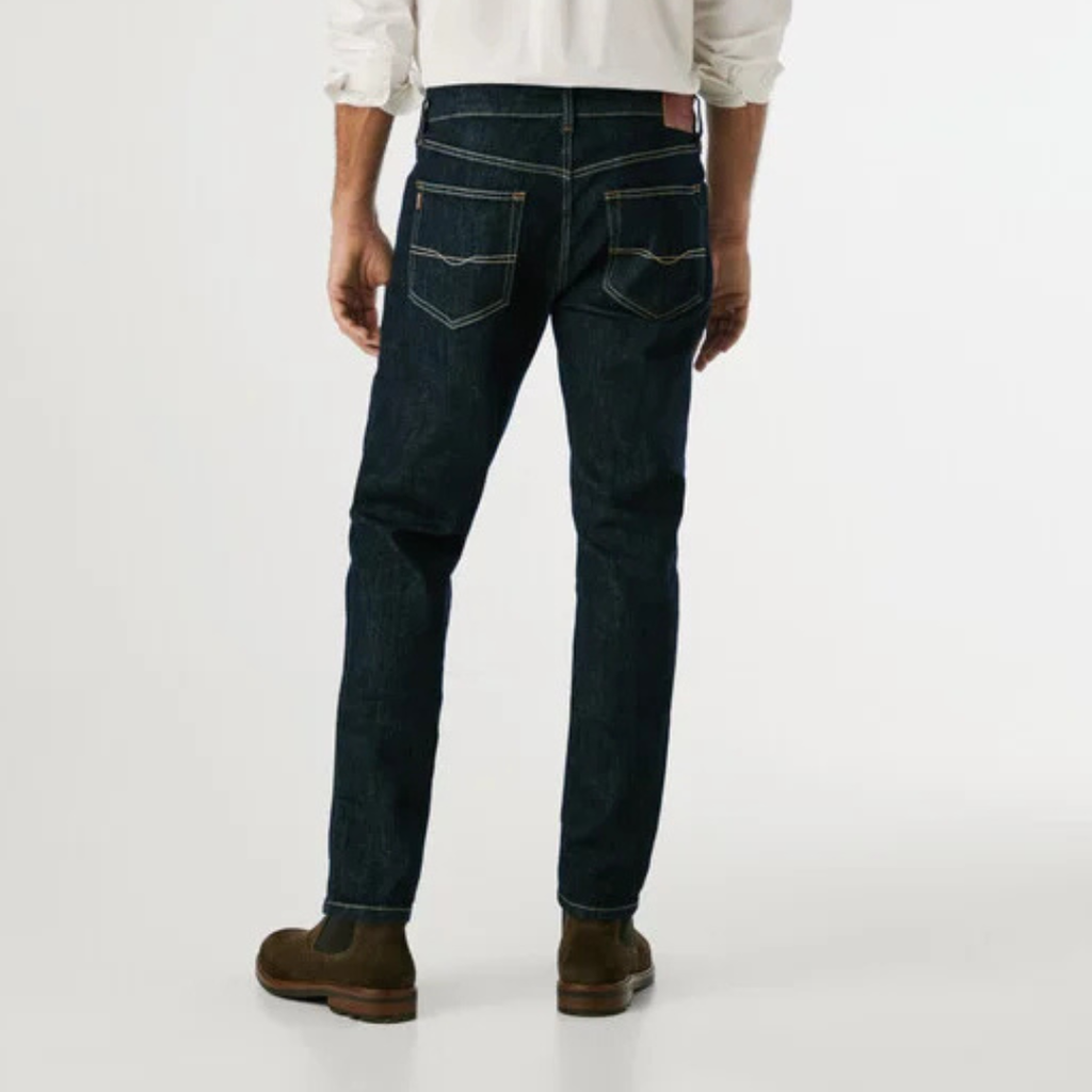 pepejeans taper fit mid-rise jeans - stanley