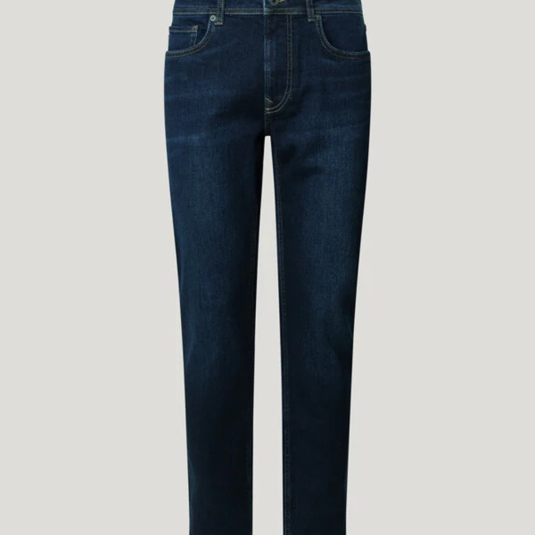 pepejeans taper fit mid-rise jeans - stanley