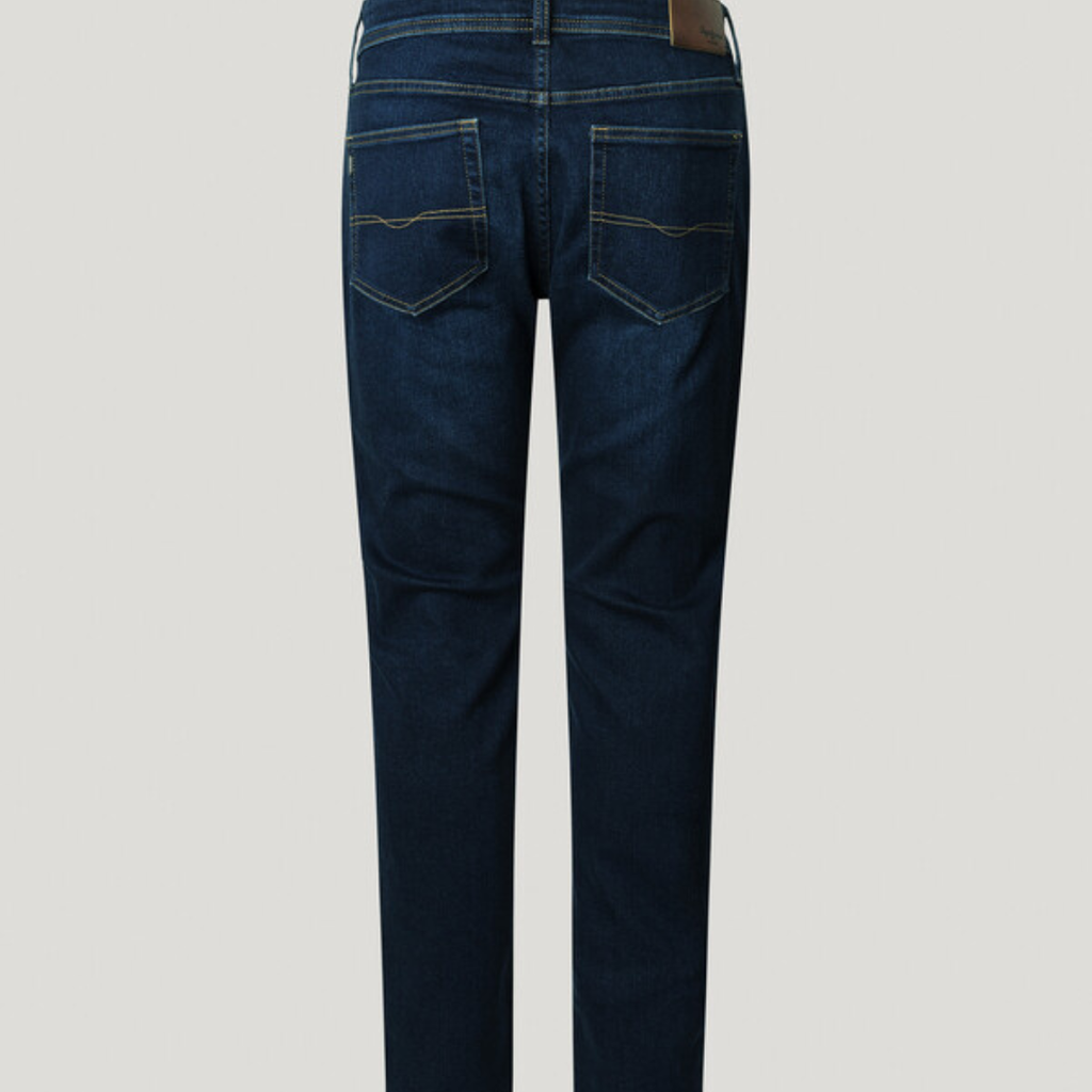 pepejeans taper fit mid-rise jeans - stanley