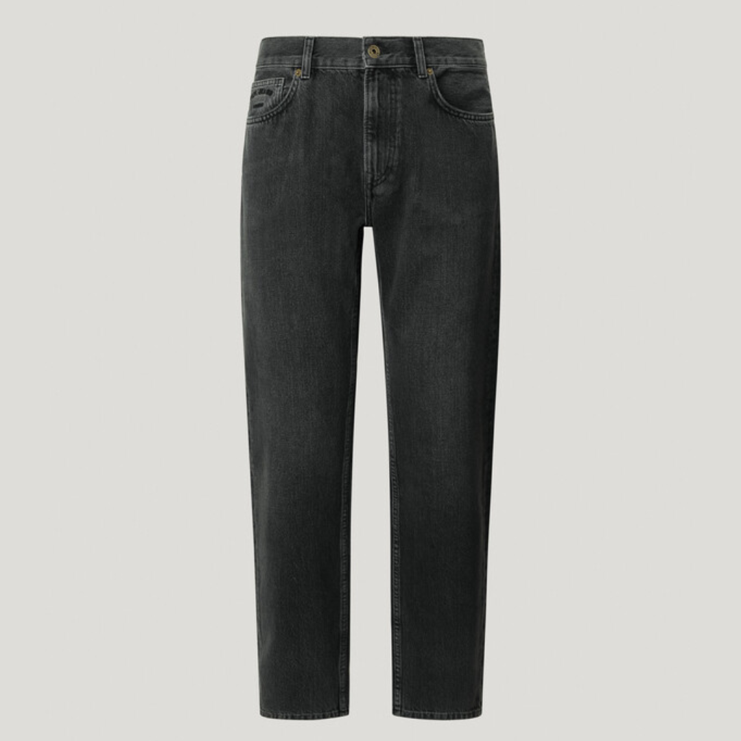 pepejeans straight fit mid-rise jeans - byron