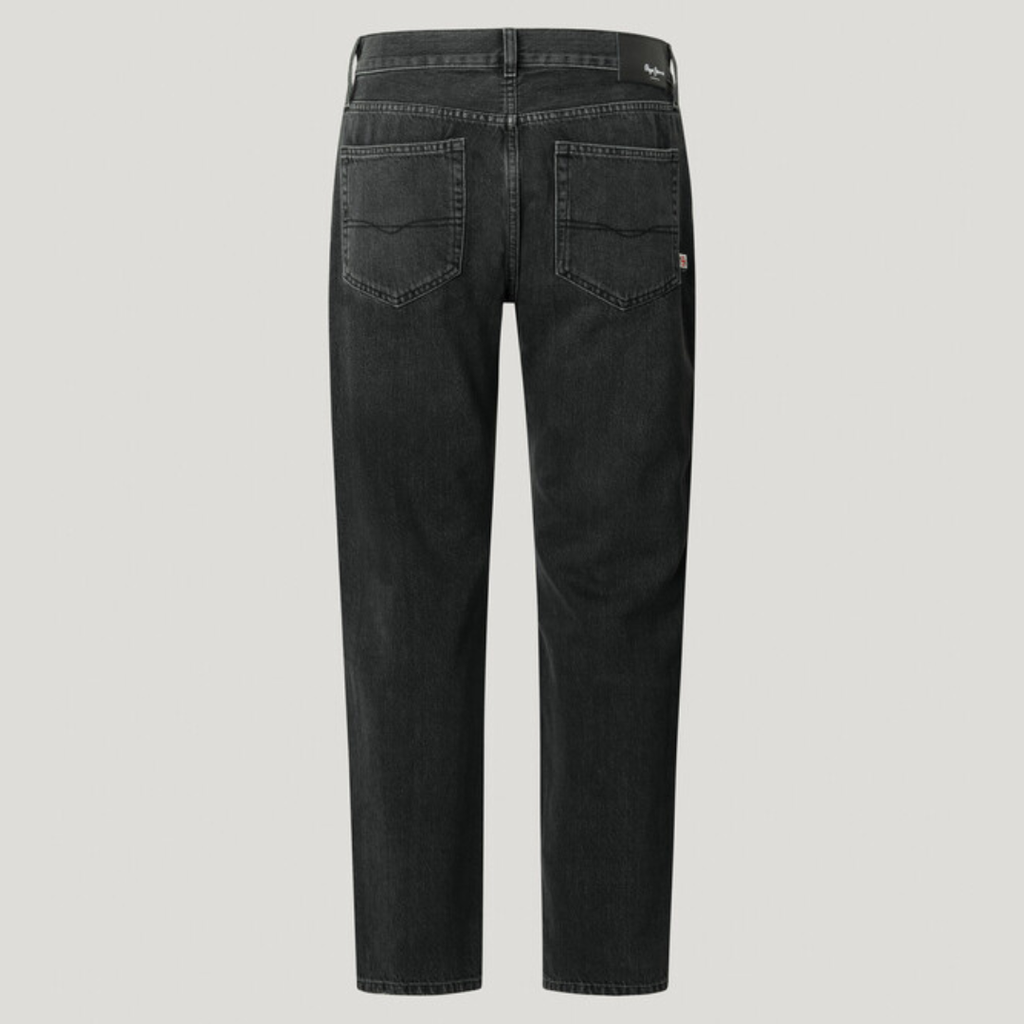 pepejeans straight fit mid-rise jeans - byron