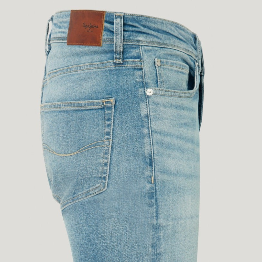 pepejeans skinny fit mid-rise jeans - finsbury