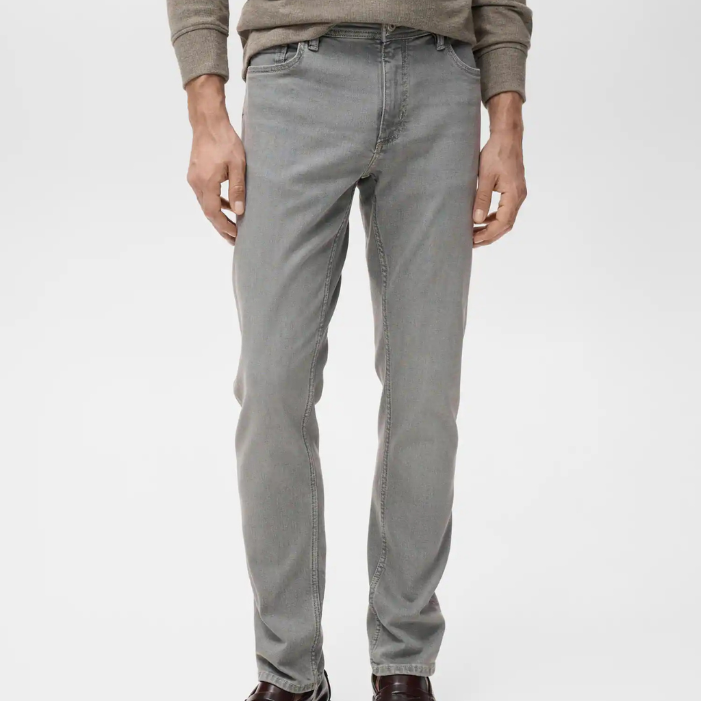 mango Jan slim-fit grey wash jeans Denim jeans style