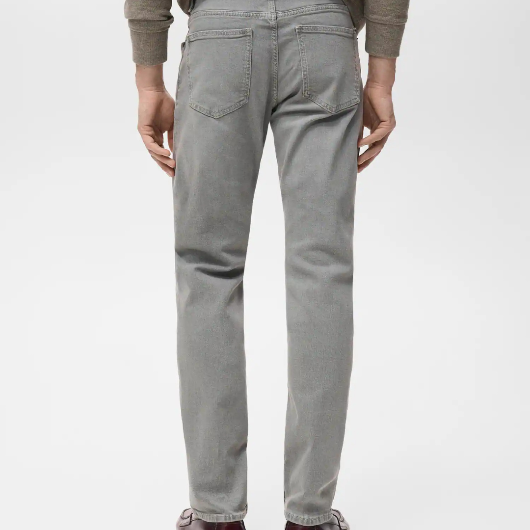 mango Jan slim-fit grey wash jeans Denim jeans style