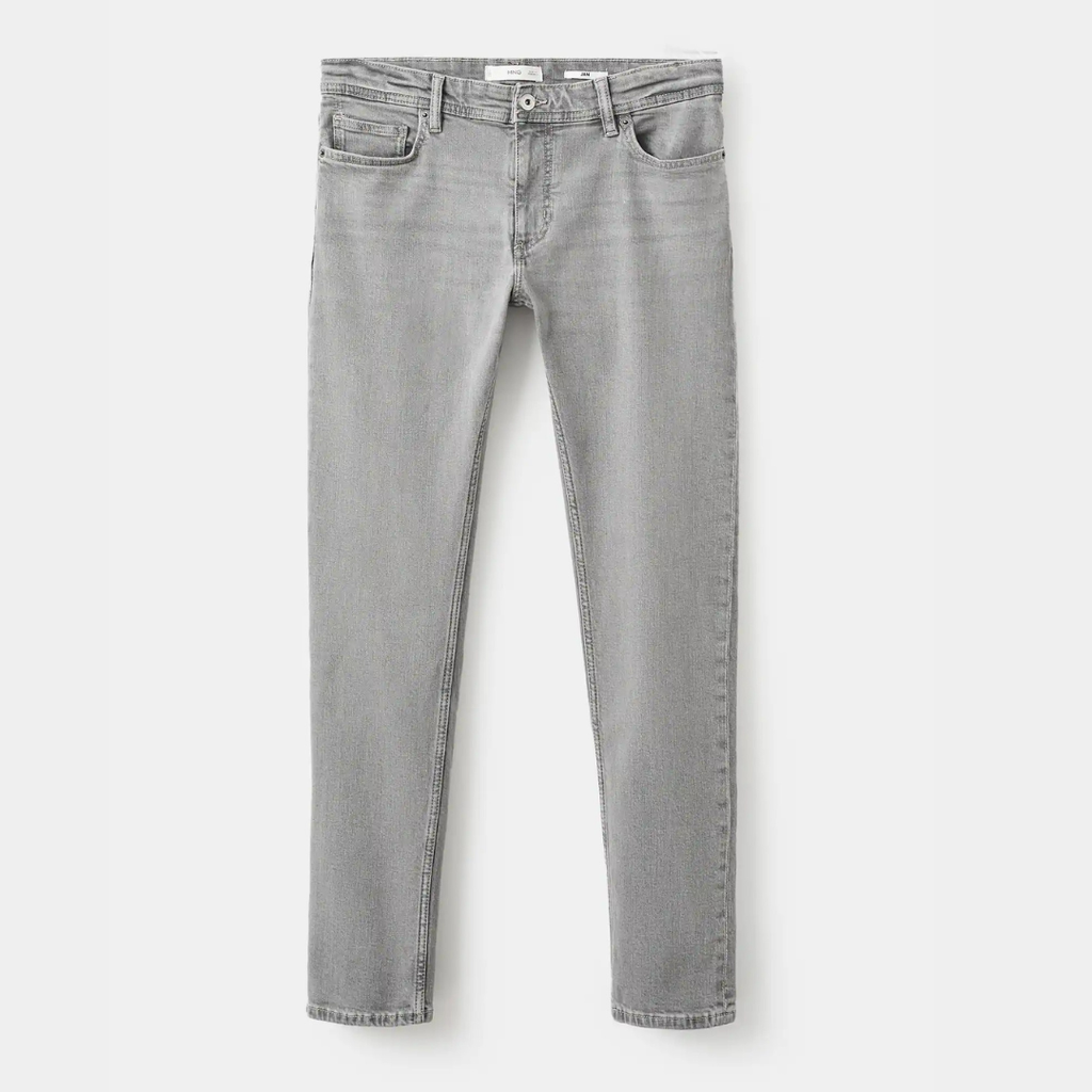 mango Jan slim-fit grey wash jeans Denim jeans style