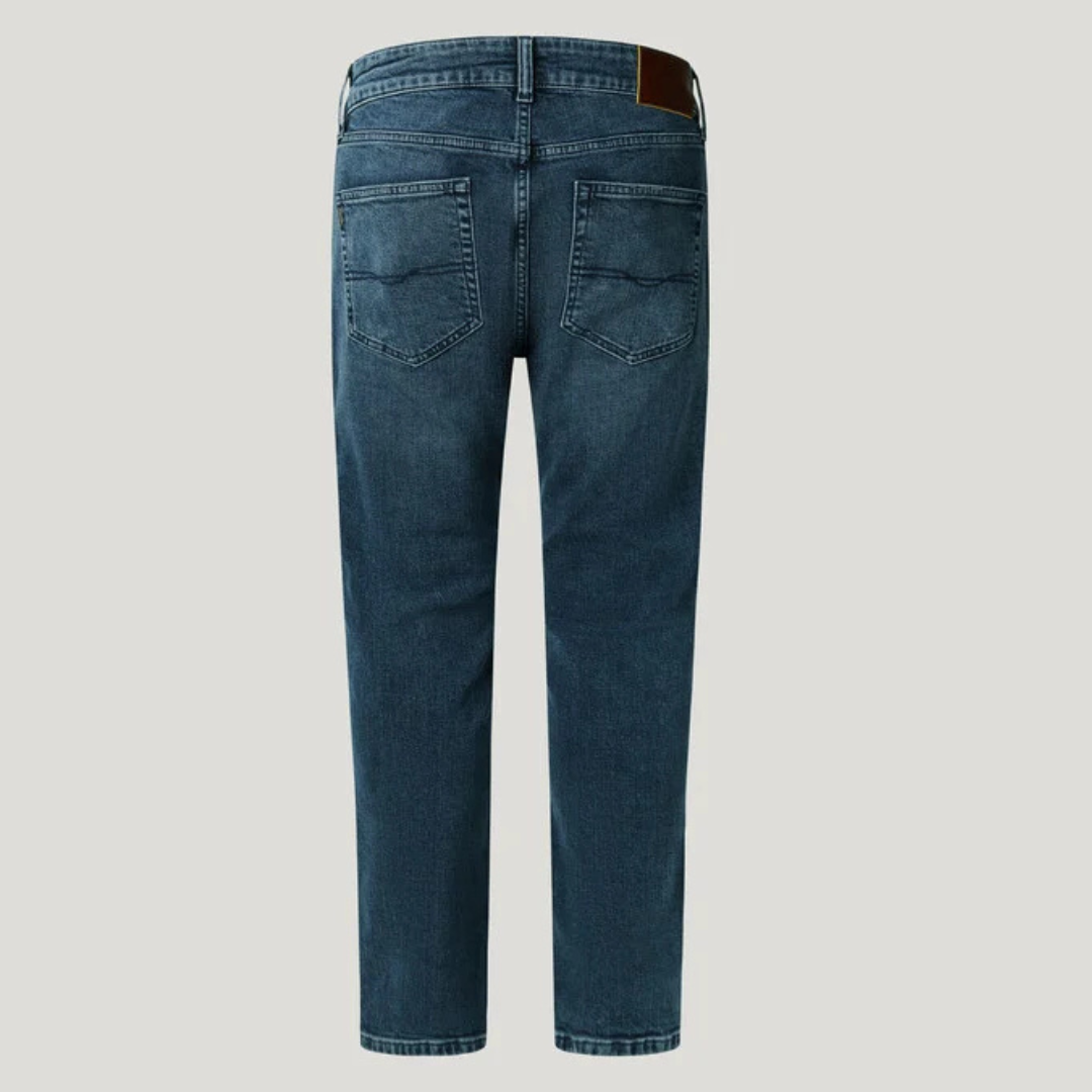 pepejeans taper fit mid-rise jeans - stanley