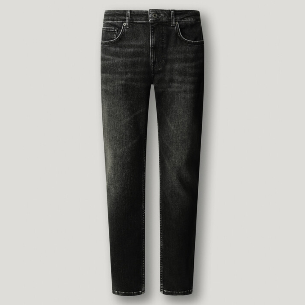 pepejeans taper fit mid-rise jeans - stanley