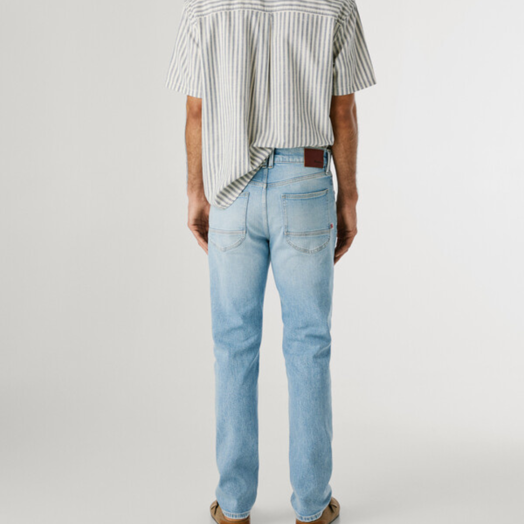 pepejeans fit mid-rise jeans - hatch