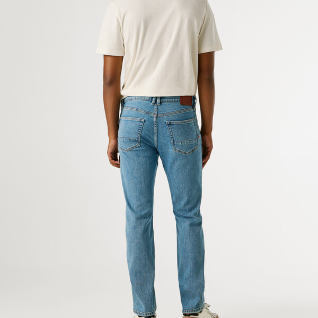 pepejeans slim fit mid-rise jeans - hatch