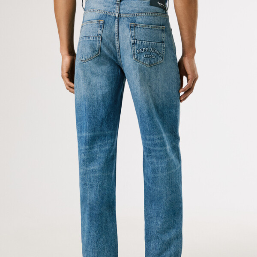 pepejeans relaxed fit mid-rise jeans - brighton