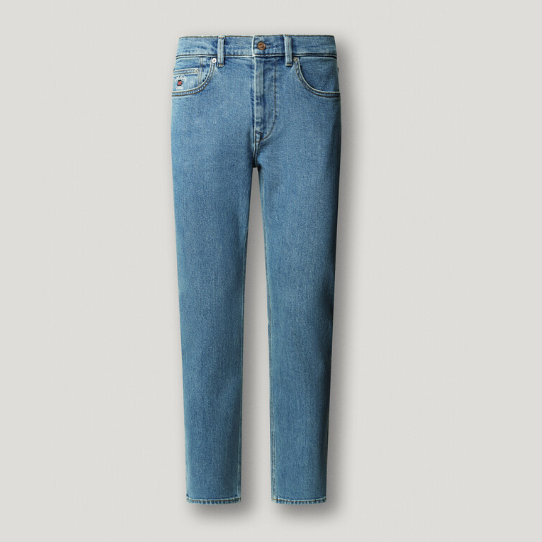 pepejeans slim fit mid-rise jeans - hatch