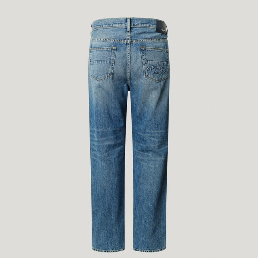 pepejeans relaxed fit mid-rise jeans - brighton