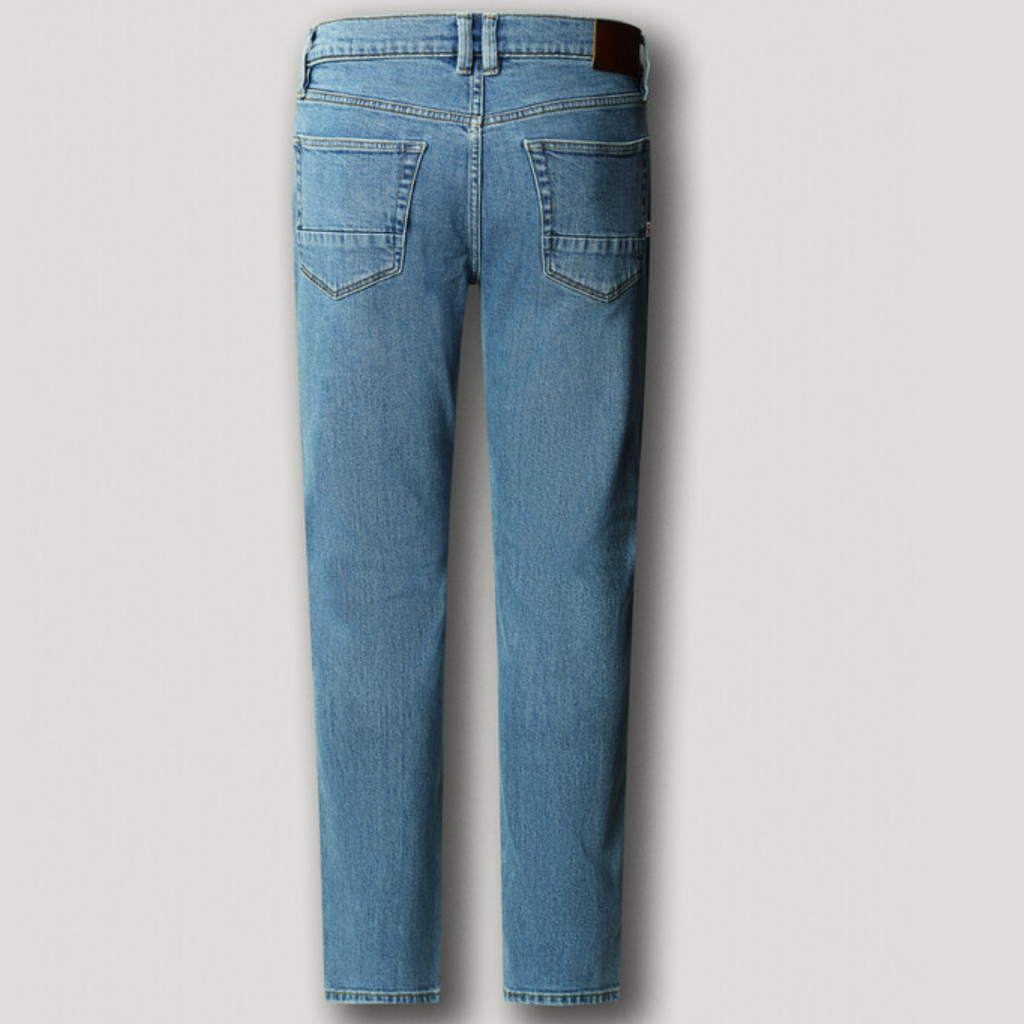 pepejeans slim fit mid-rise jeans - hatch