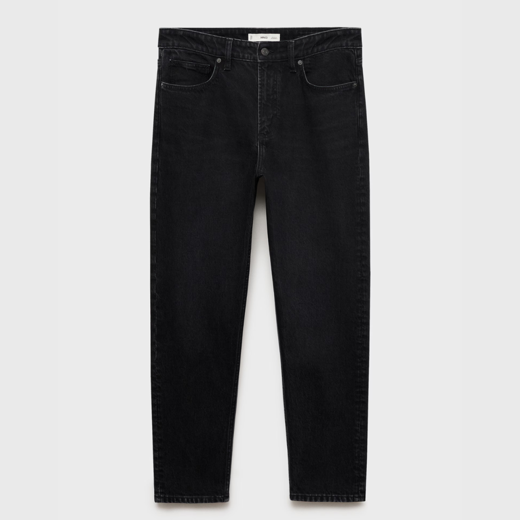 mango Ben cropped tapered-fit jeans