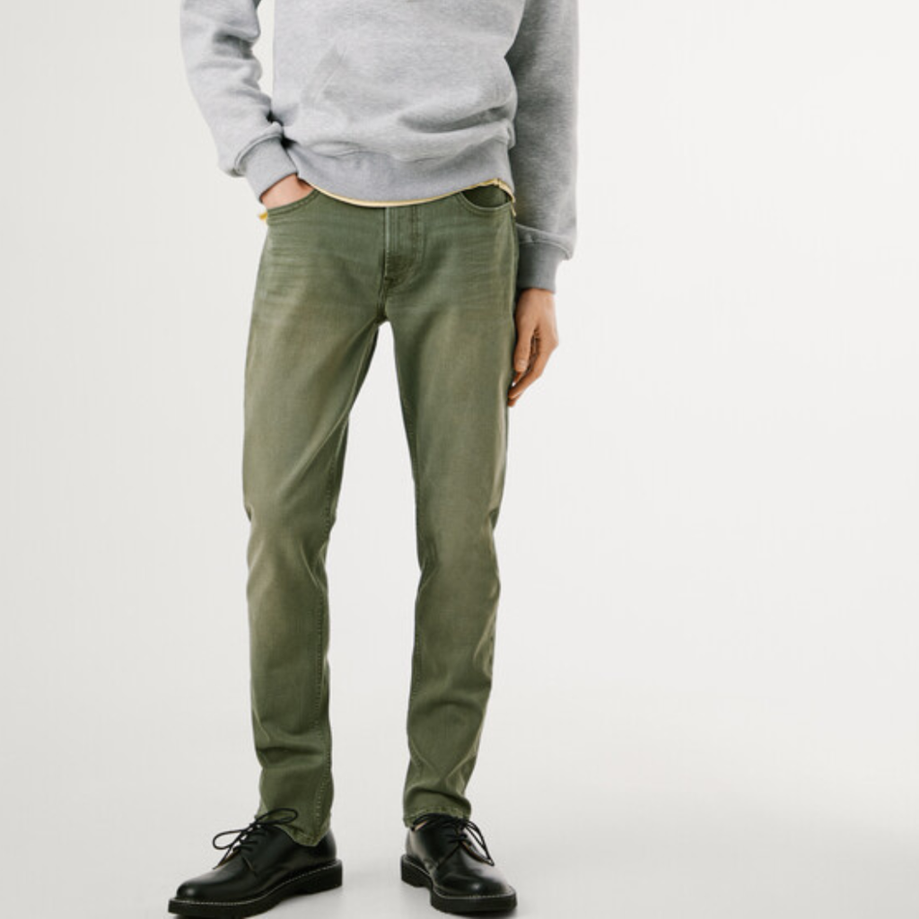 pepejeans taper fit mid-rise jeans - stanley