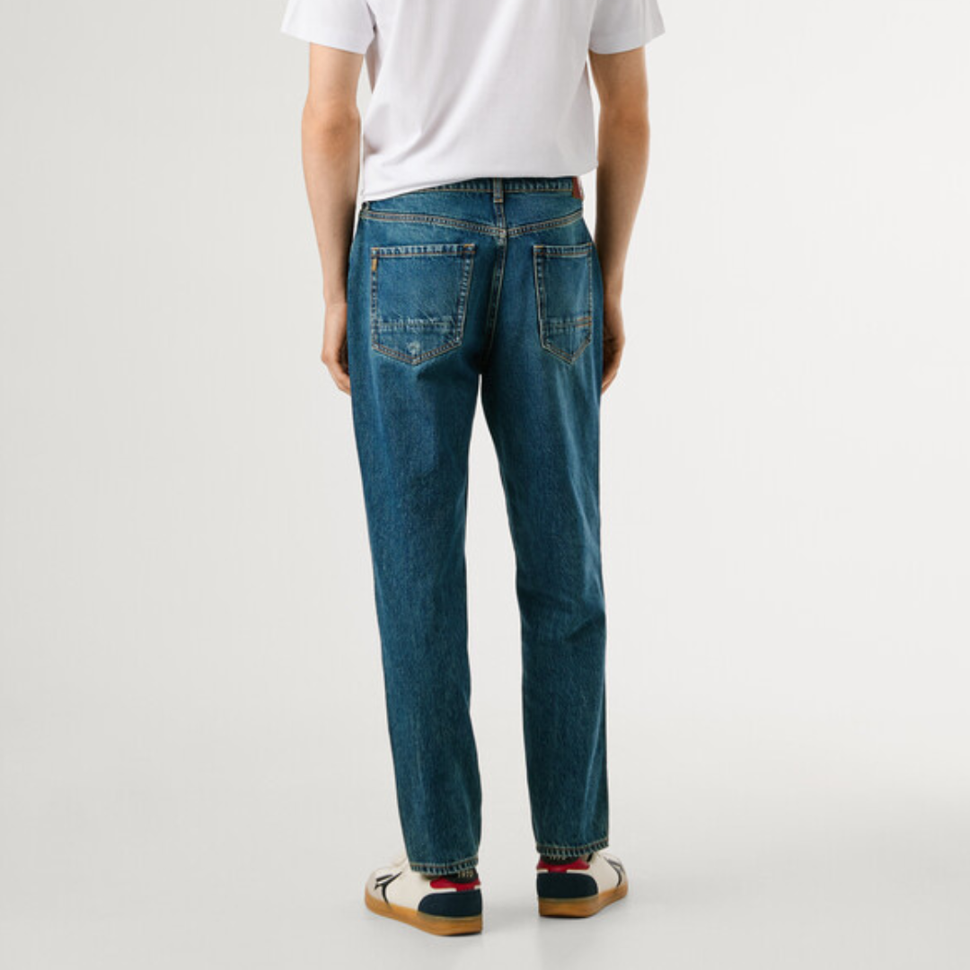 pepejeans taper fit low-rise jeans - camden